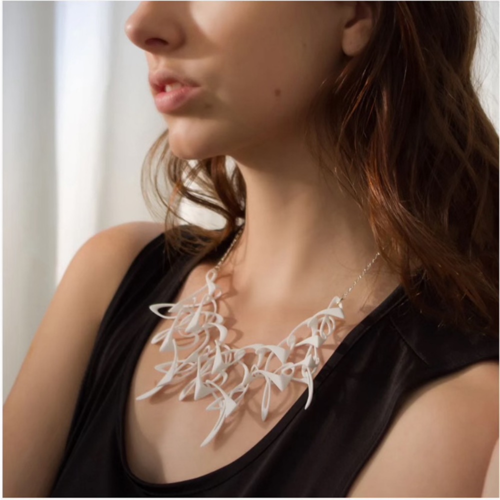 Annxannxdesign 3D Printed “Counterpoint” Necklace NEW
